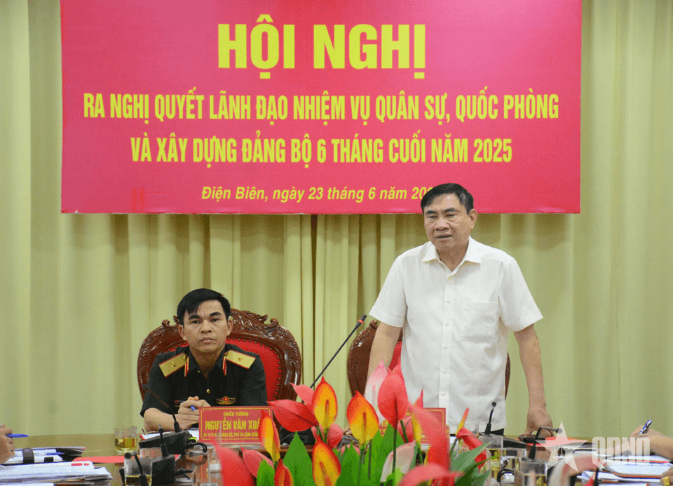 Điện Biên: Tập trung thực hiện hiệu quả nhiệm vụ quân sự, quốc phòng 6 tháng cuối năm 2025