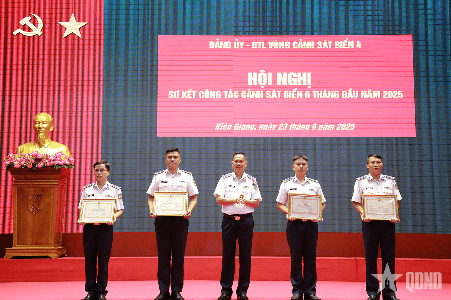 Bộ tư lệnh Vùng Cảnh sát biển 4: Chủ động, quyết liệt, hoàn thành toàn diện nhiệm vụ 6 tháng đầu năm 2025