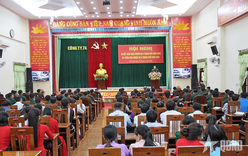 Công ty 74 (Binh đoàn 15): Hoàn thành toàn diện các nhiệm vụ 6 tháng đầu năm 2025