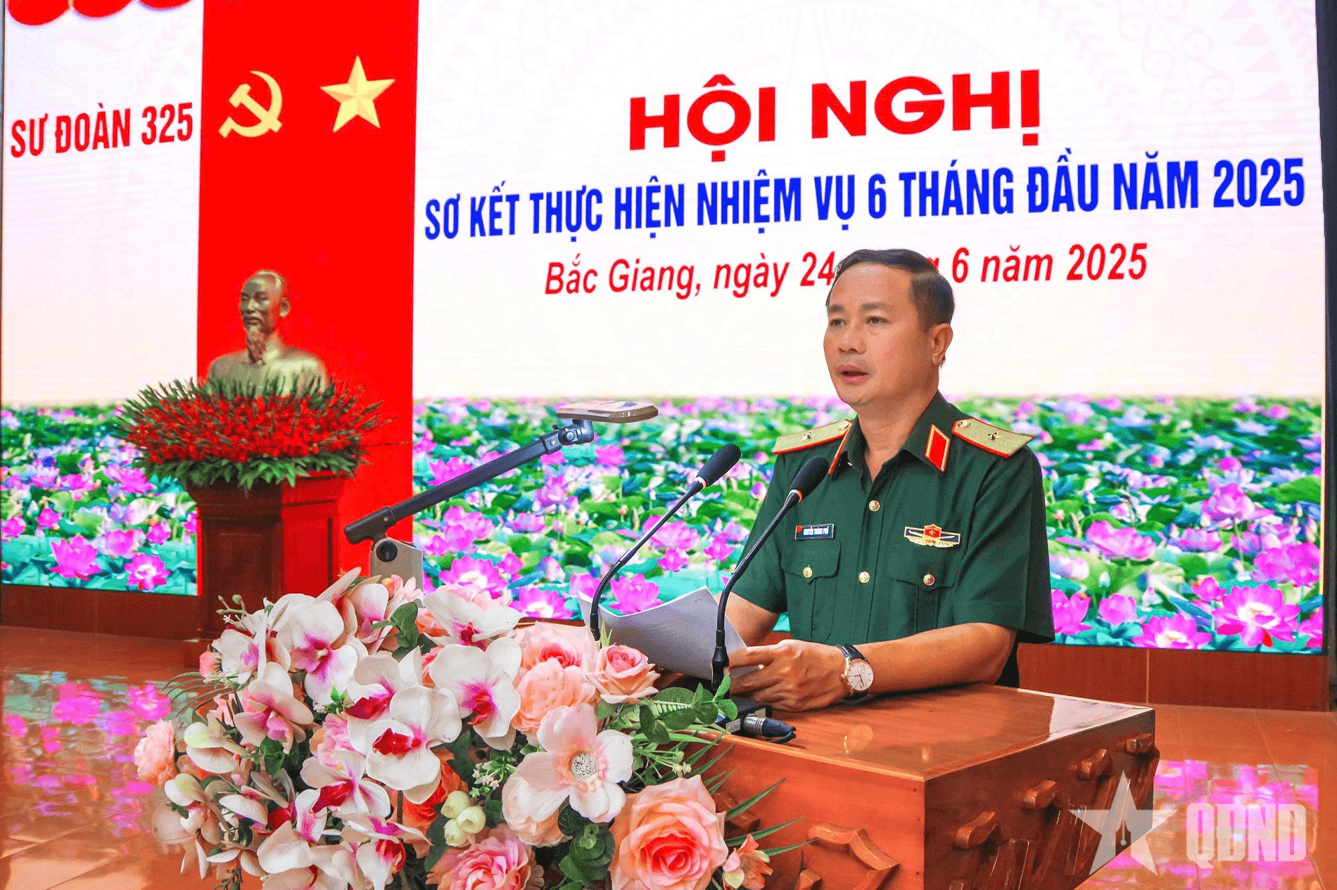 Sư đoàn 325, Quân đoàn 12 sơ kết thực hiện nhiệm vụ 6 tháng đầu năm 2025