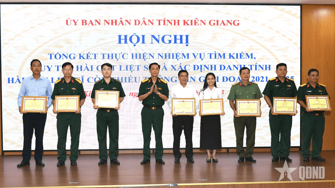 Kiên Giang: Tìm kiếm, quy tập được 249 hài cốt liệt sĩ giai đoạn 2021-2025