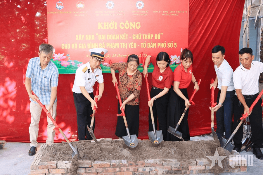 Binh đoàn 20 khởi công xây dựng nhà "Đại đoàn kết" tại Hải Phòng