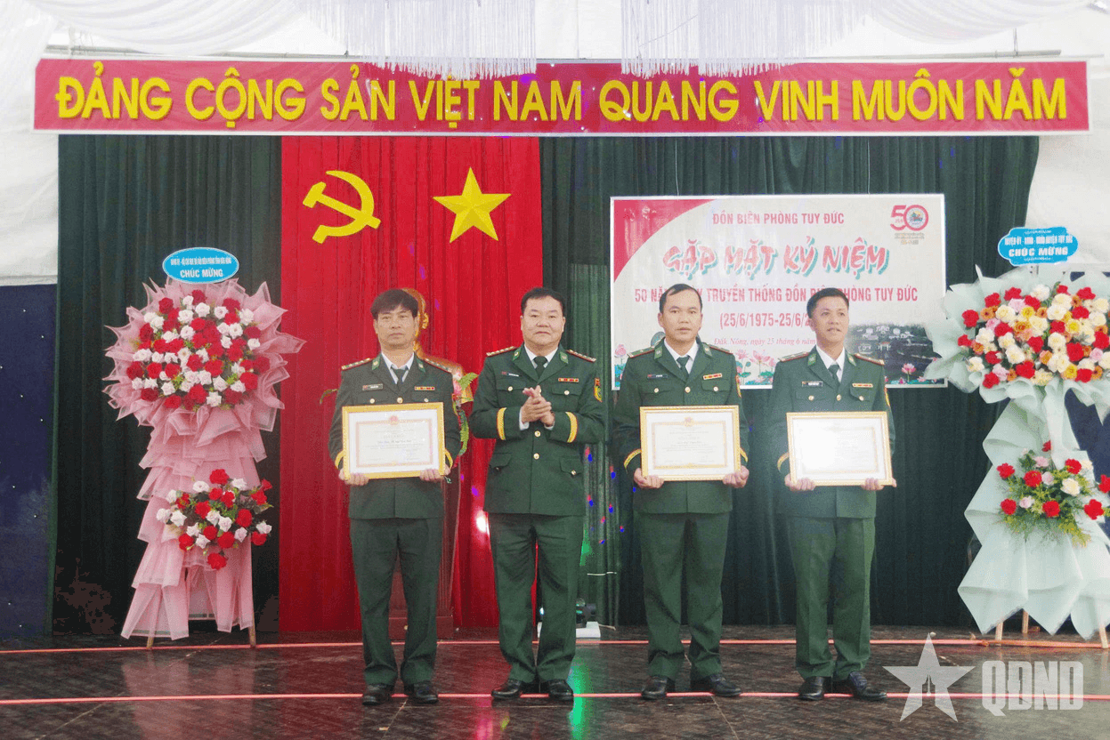 Đồn Biên phòng Tuy Đức kỷ niệm 50 năm Ngày truyền thống