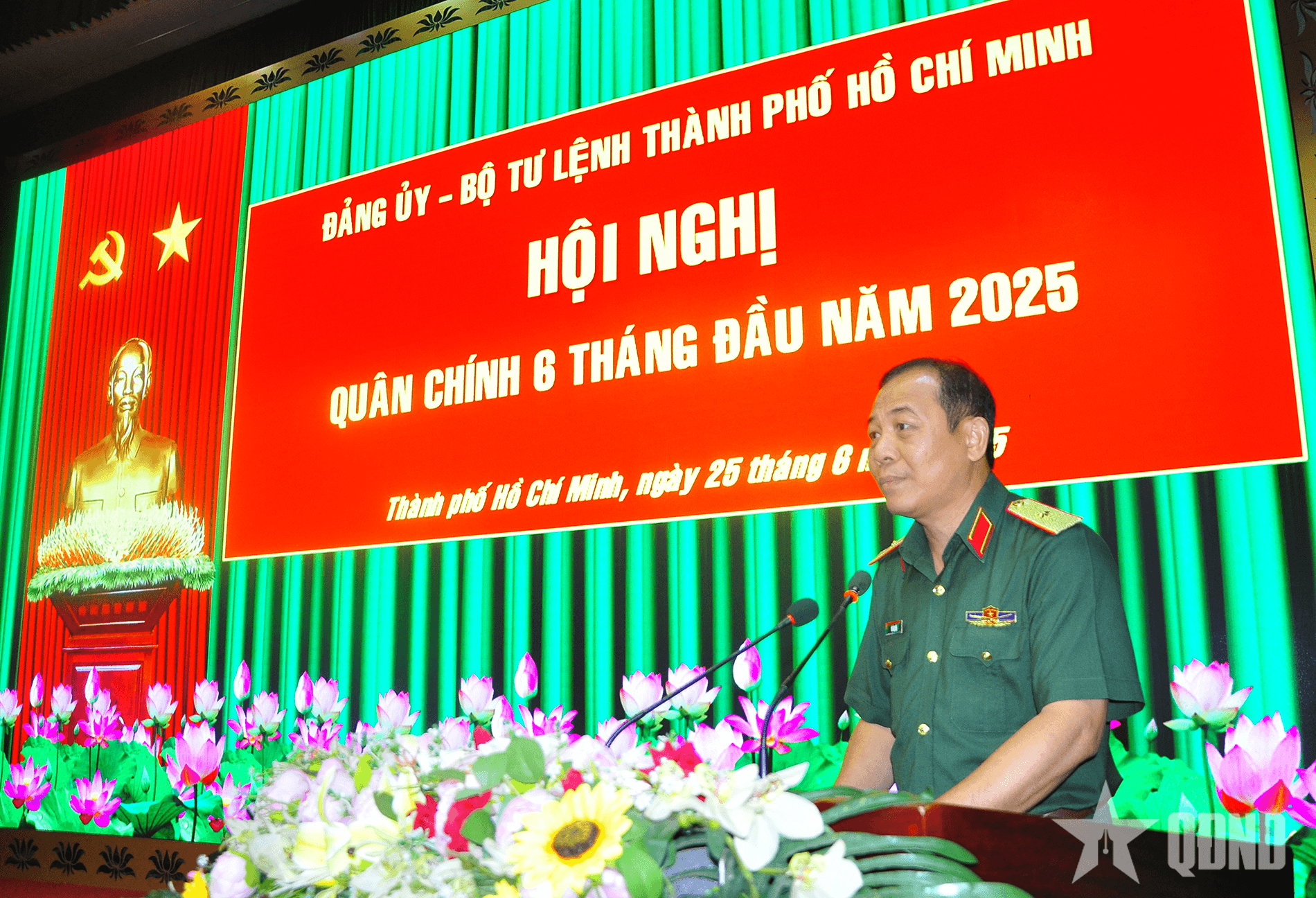 Bộ tư lệnh TP Hồ Chí Minh tổ chức Hội nghị Quân chính 6 tháng đầu năm 2025