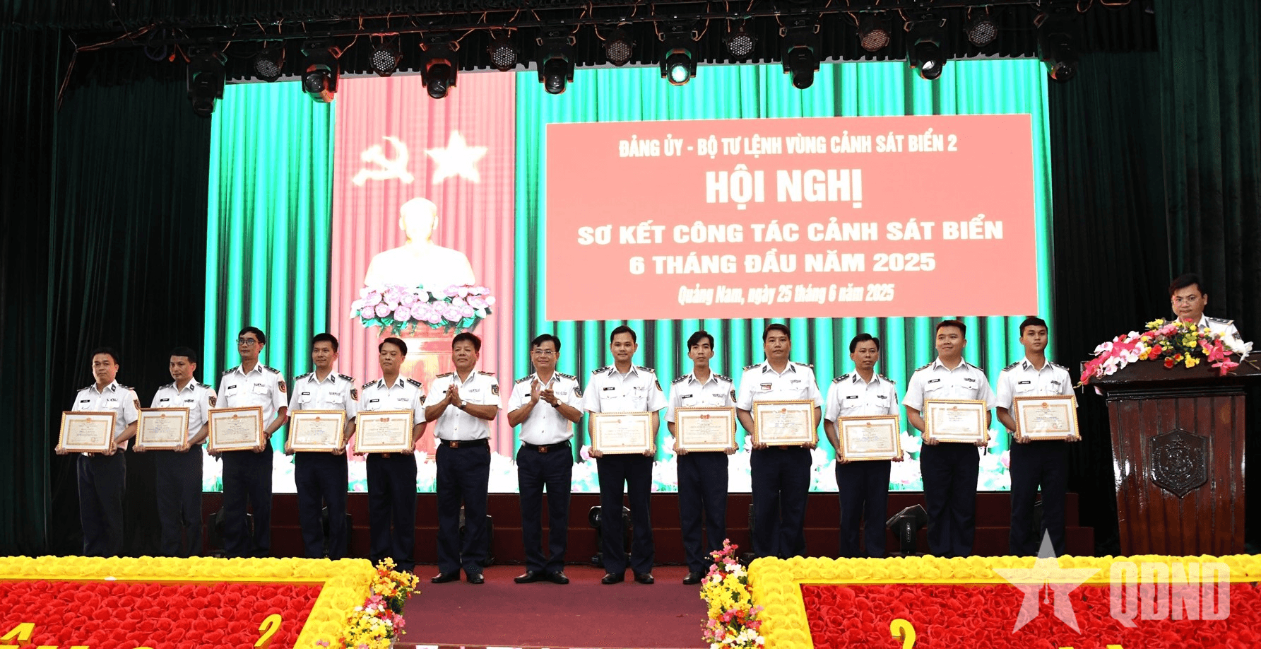 Vùng Cảnh sát biển 2 hoàn thành tốt nhiệm vụ 6 tháng đầu năm 2025