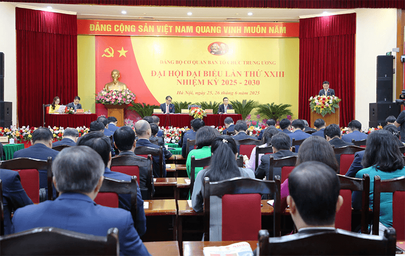 Đại hội Đảng bộ Cơ quan Ban Tổ chức Trung ương nhiệm kỳ 2025-2030: Nâng tầm chất lượng công tác tham mưu chiến lược