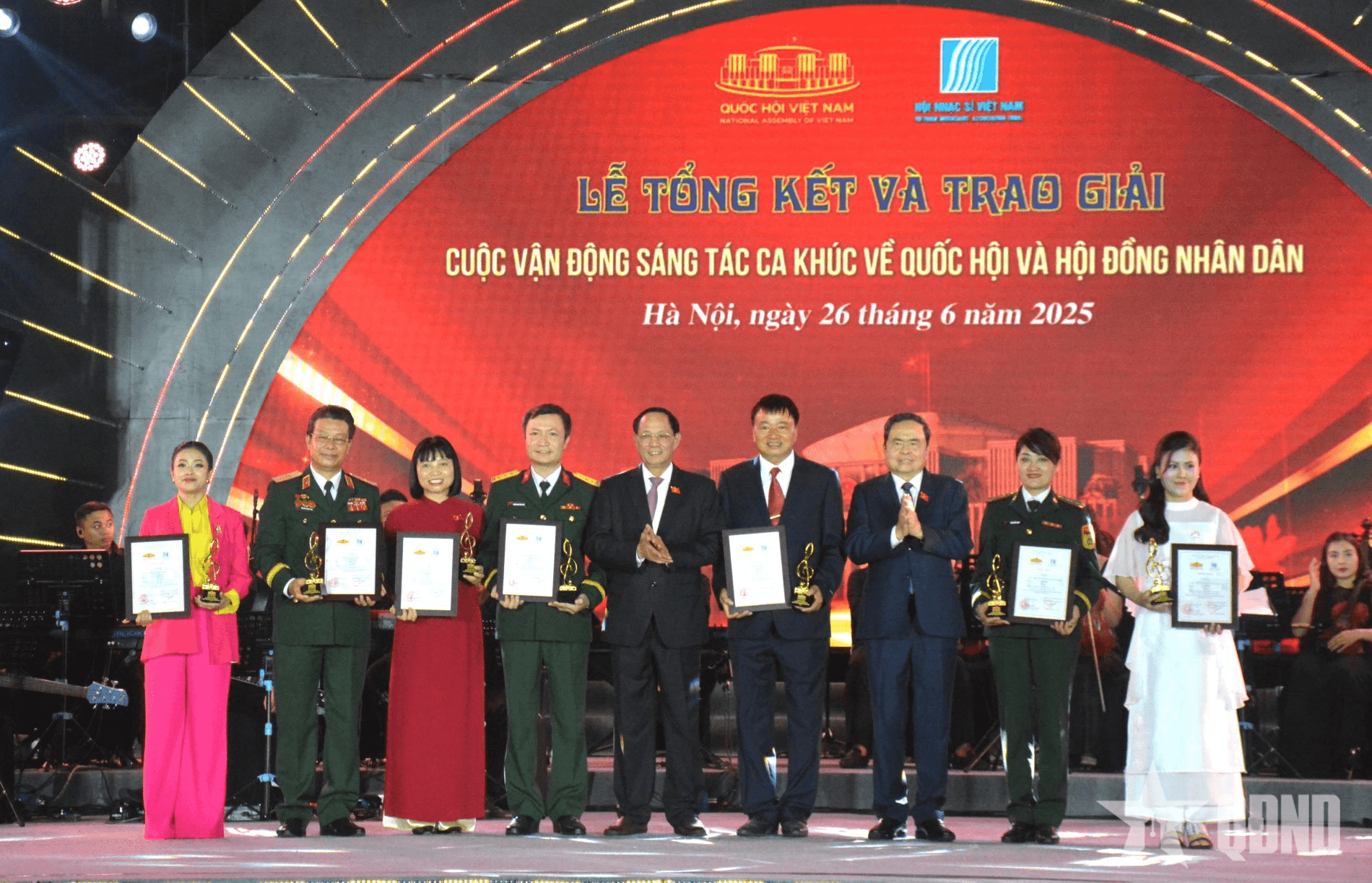 Trao giải cho 33 ca khúc về Quốc hội và Hội đồng nhân dân