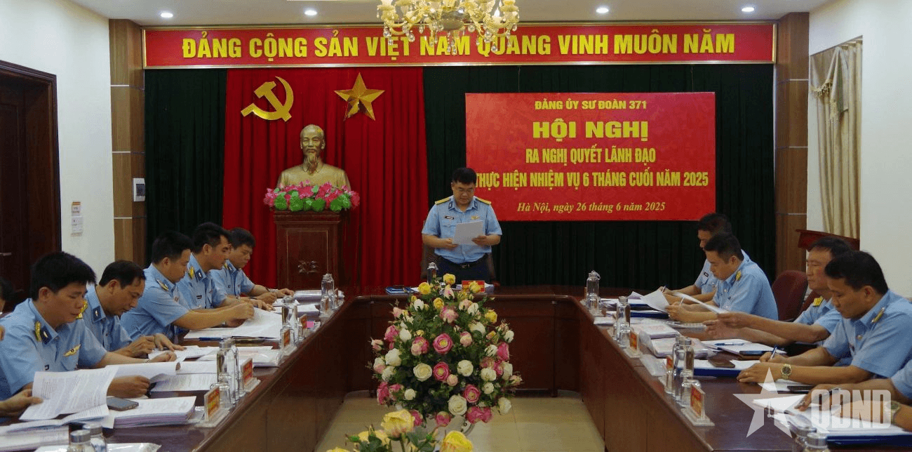 Đảng ủy Sư đoàn 371 quyết liệt thực hiện các khâu đột phá trong thực hiện nhiệm vụ
