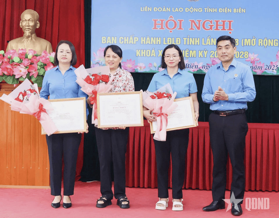Điện Biên: Hội nghị Ban Chấp hành Liên đoàn Lao động lần thứ 8, nhiệm kỳ 2023 - 2028