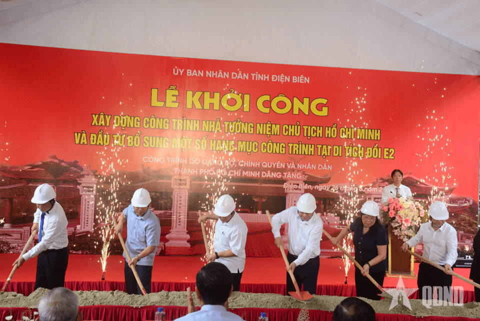 Điện Biên: Khởi công xây dựng Nhà tưởng niệm Chủ tịch Hồ Chí Minh