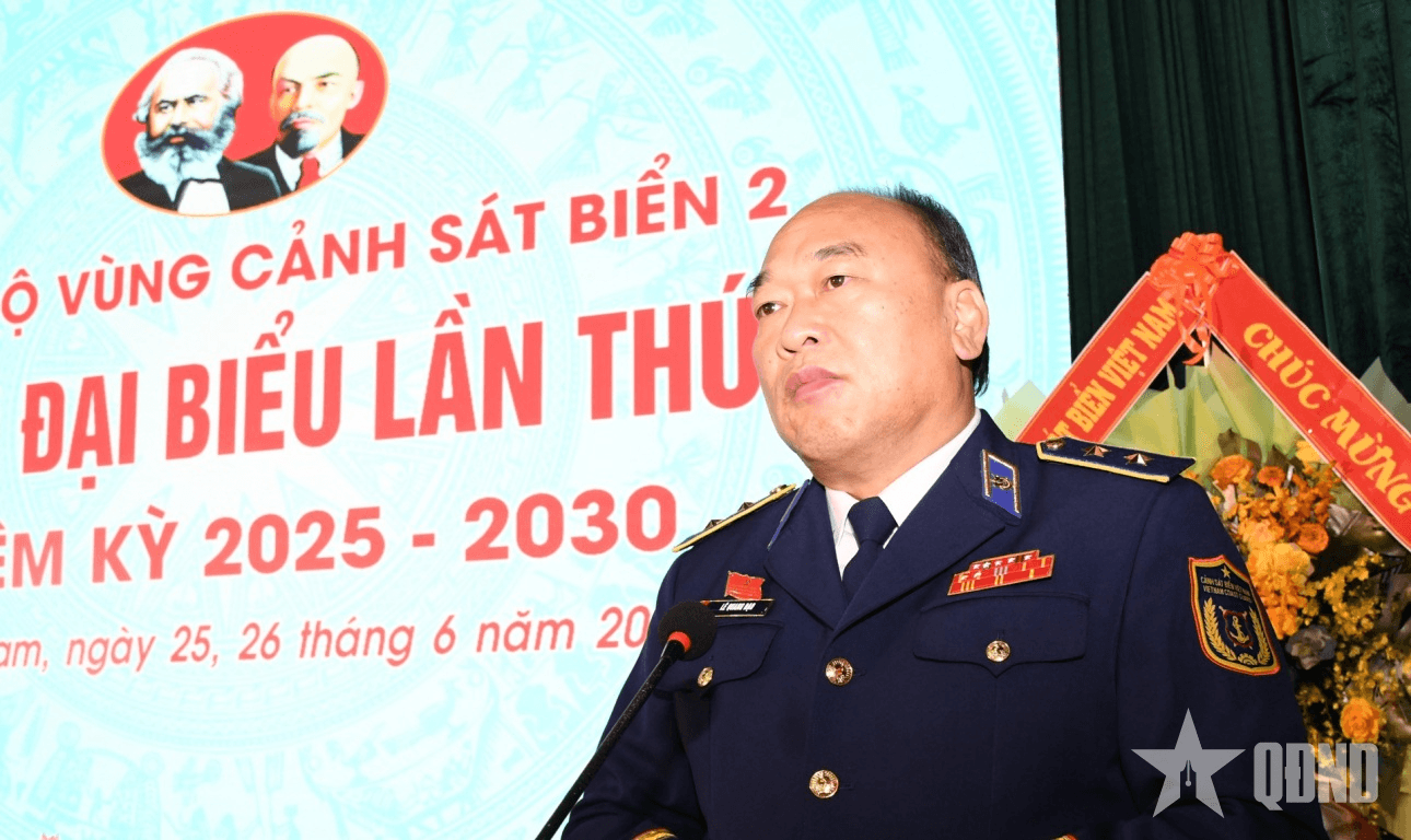 Đại hội đại biểu Đảng bộ Vùng Cảnh sát biển 2 lần thứ V, nhiệm kỳ 2025 – 2030