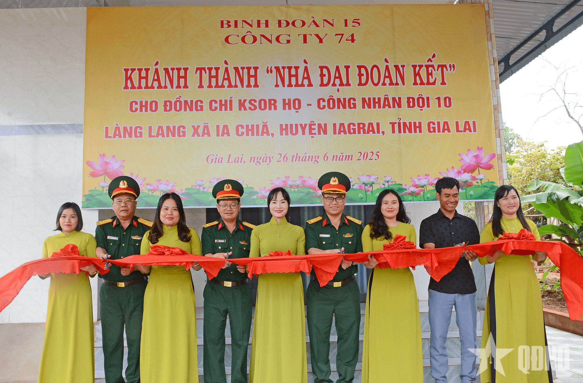 Công ty 74 (Binh đoàn 15): Nhiều hoạt động an sinh xã hội ý nghĩa trên địa bàn biên giới tỉnh Gia Lai