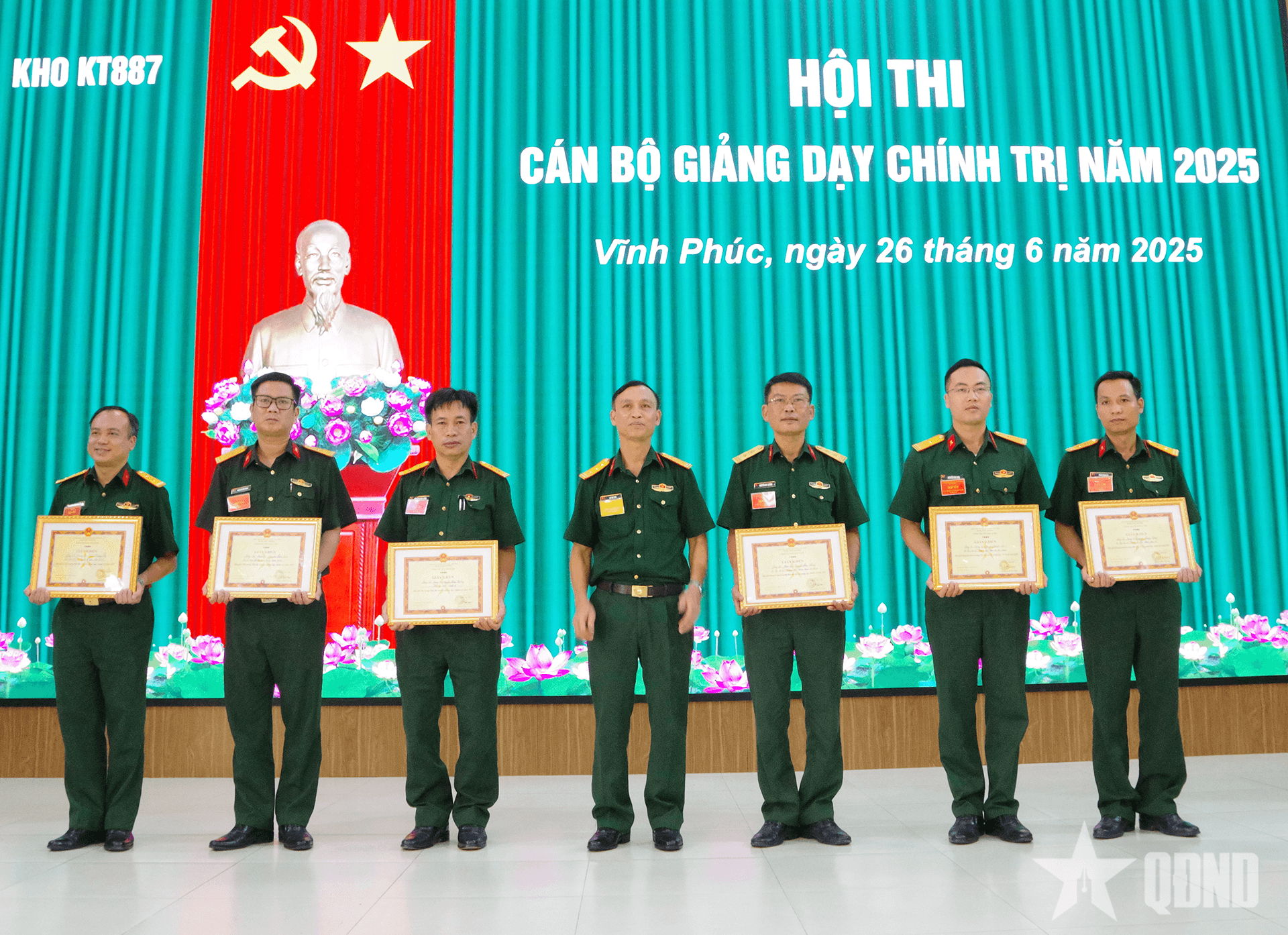 Kho KT887 tổ chức hội thi cán bộ giảng dạy chính trị năm 2025