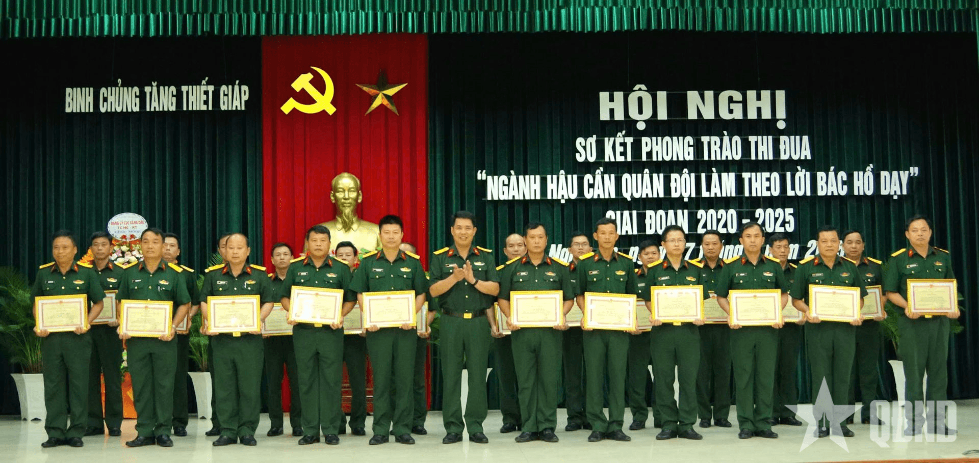 Binh chủng Tăng thiết giáp sơ kết phong trào thi đua "Ngành Hậu cần làm theo lời Bác Hồ dạy" giai đoạn 2020-2025