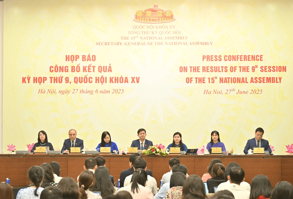 Họp báo công bố kết quả Kỳ họp thứ chín, Quốc hội khóa XV: Bảo đảm mô hình chính quyền địa phương 2 cấp vận hành thông suốt
