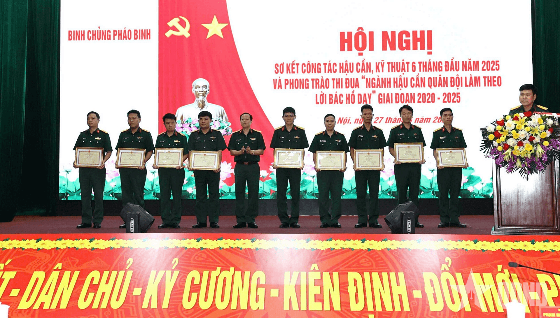 Binh chủng Pháo binh thực hiện tốt Phong trào thi đua​ “Ngành Hậu cần Quân đội làm theo lời Bác Hồ dạy”