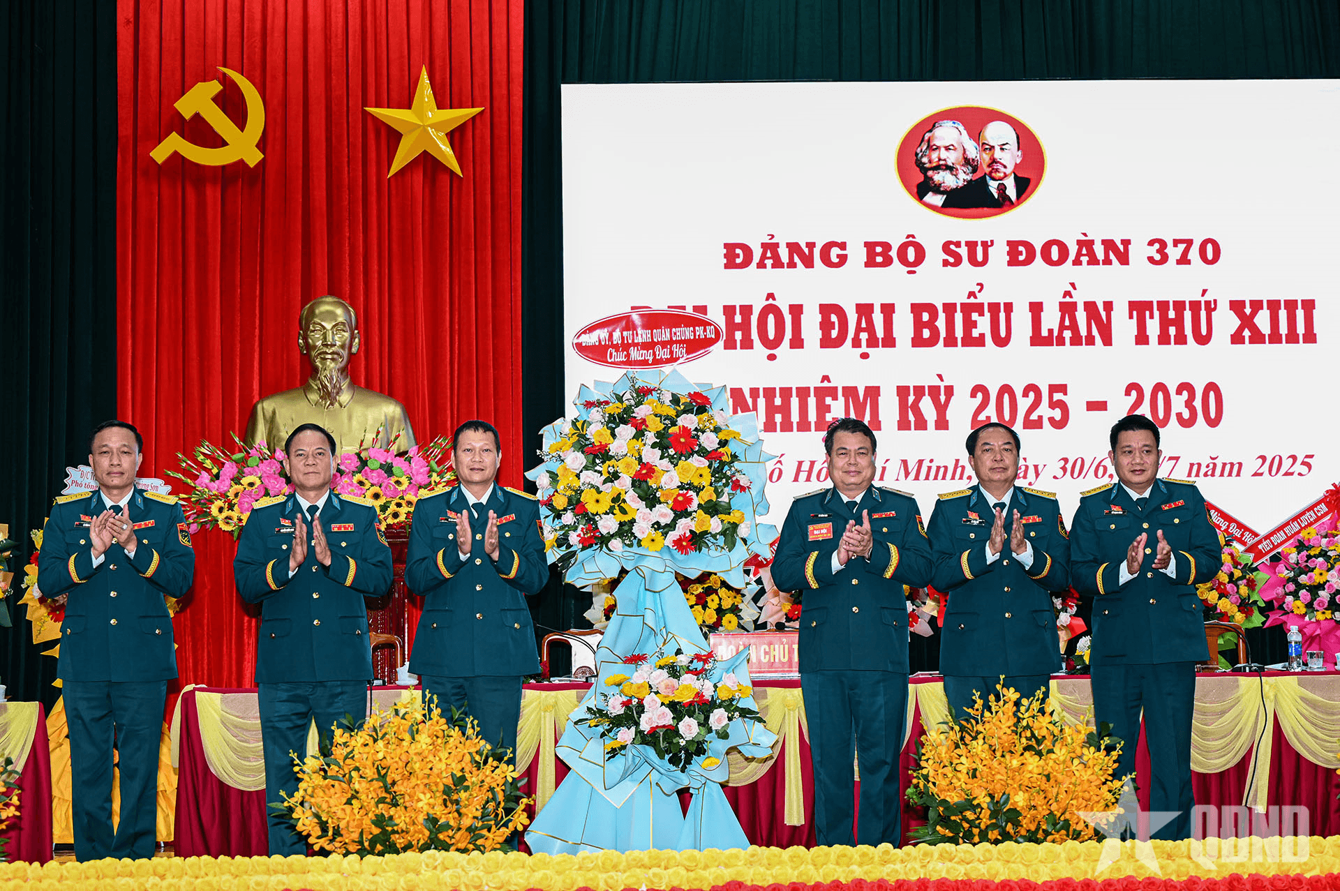 Đảng bộ Sư đoàn 370 khai mạc Đại hội đại biểu Đảng bộ nhiệm kỳ 2025-2030