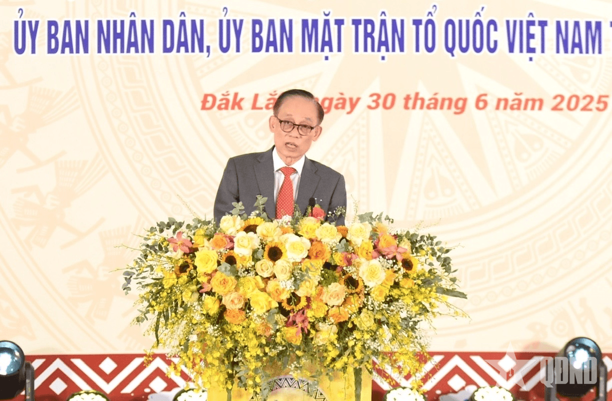 Đắk Lắk tổ chức Lễ công bố nghị quyết, quyết định của Trung ương và địa phương về sáp nhập đơn vị hành chính