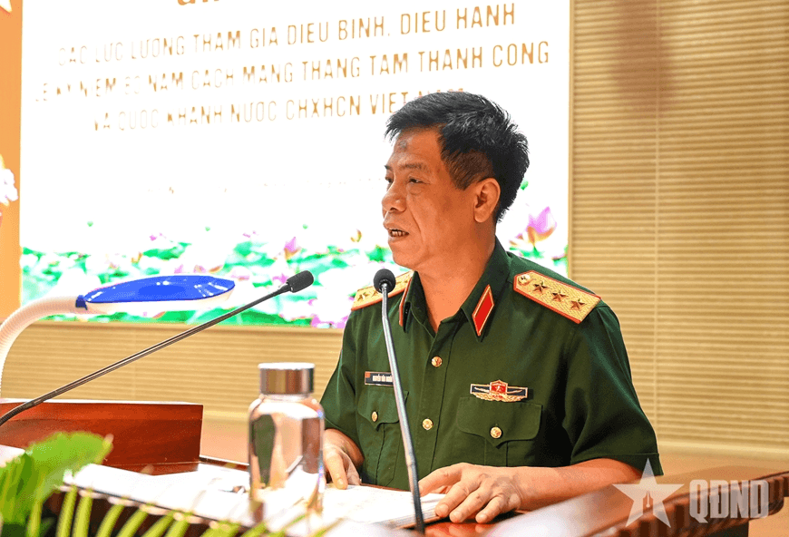 Thượng tướng Nguyễn Văn Nghĩa chủ trì giao ban các lực lượng tham gia diễu binh, diễu hành
