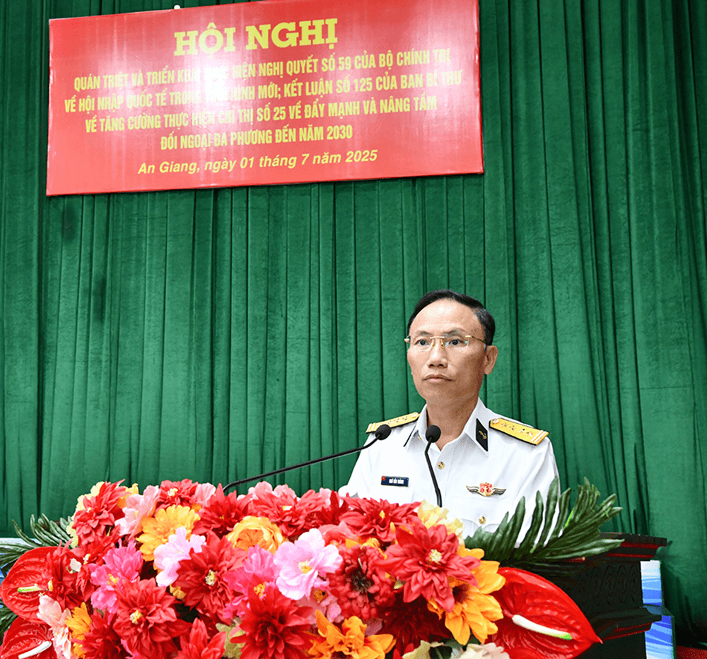 Đảng ủy Vùng 5 Hải quân quán triệt, triển khai thực hiện Nghị quyết số 59 của Bộ Chính trị