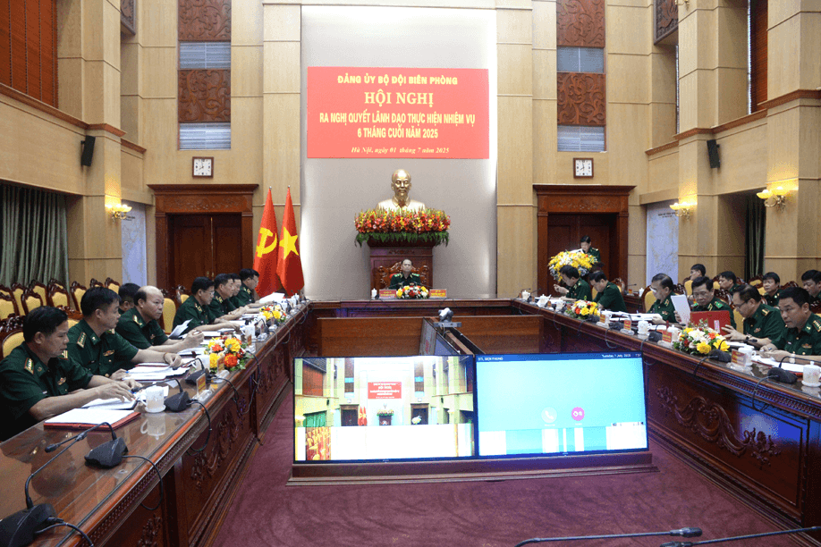 Đảng ủy Bộ đội Biên phòng ra nghị quyết lãnh đạo thực hiện nhiệm vụ 6 tháng cuối năm 2025