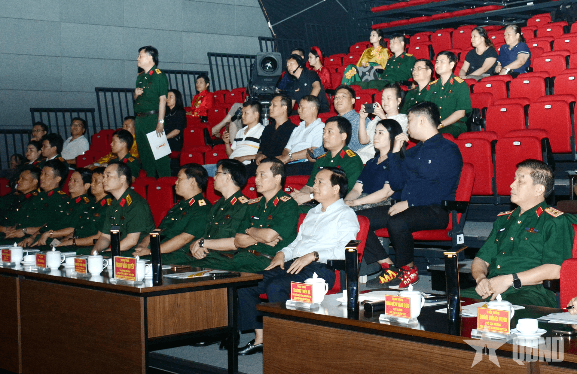 Thượng tướng Trịnh Văn Quyết tổng duyệt Chương trình Giao lưu - Nghệ thuật “Khắc ghi lời Bác - Vang nhịp quân hành”