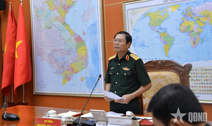 Đại tướng Nguyễn Tân Cương chủ trì thông qua công tác chuẩn bị đại hội Đảng bộ Quân đoàn 34