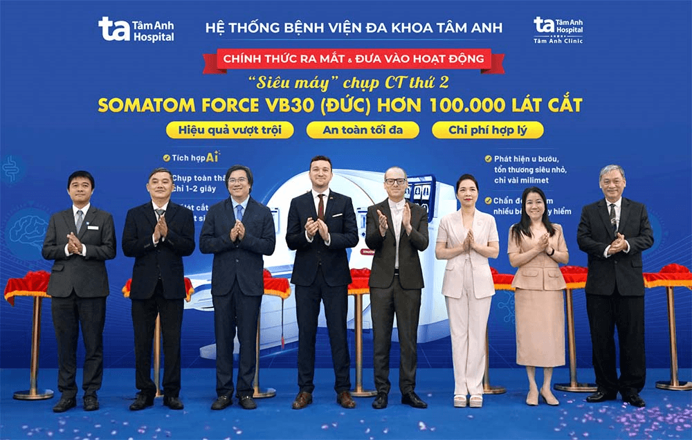 Bệnh viện Tâm Anh TP Hồ Chí Minh vận hành máy chụp CT hiện đại hàng đầu thế giới