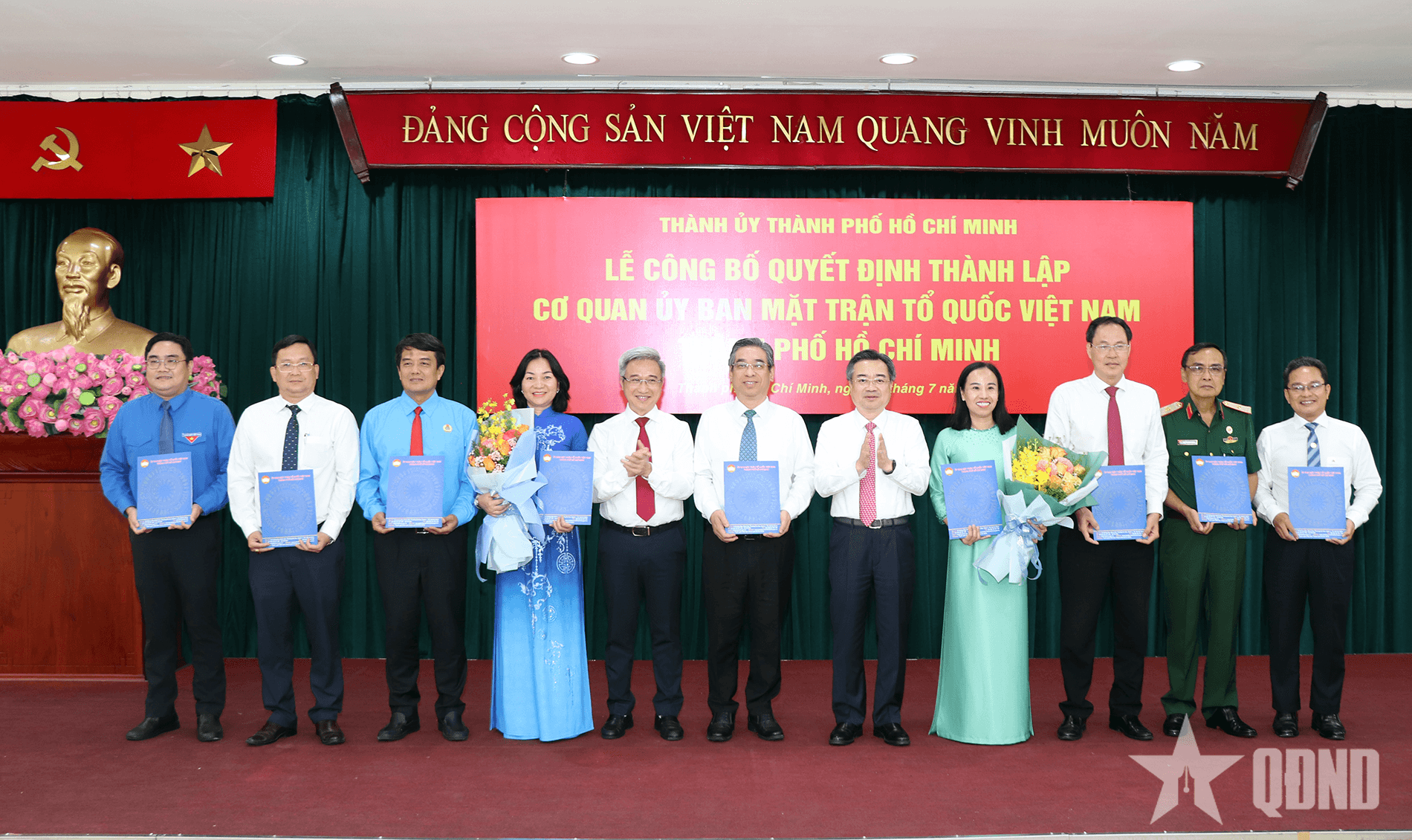 TP Hồ Chí Minh: Công bố các quyết định về cơ quan Mặt trận Tổ quốc và đơn vị trực thuộc