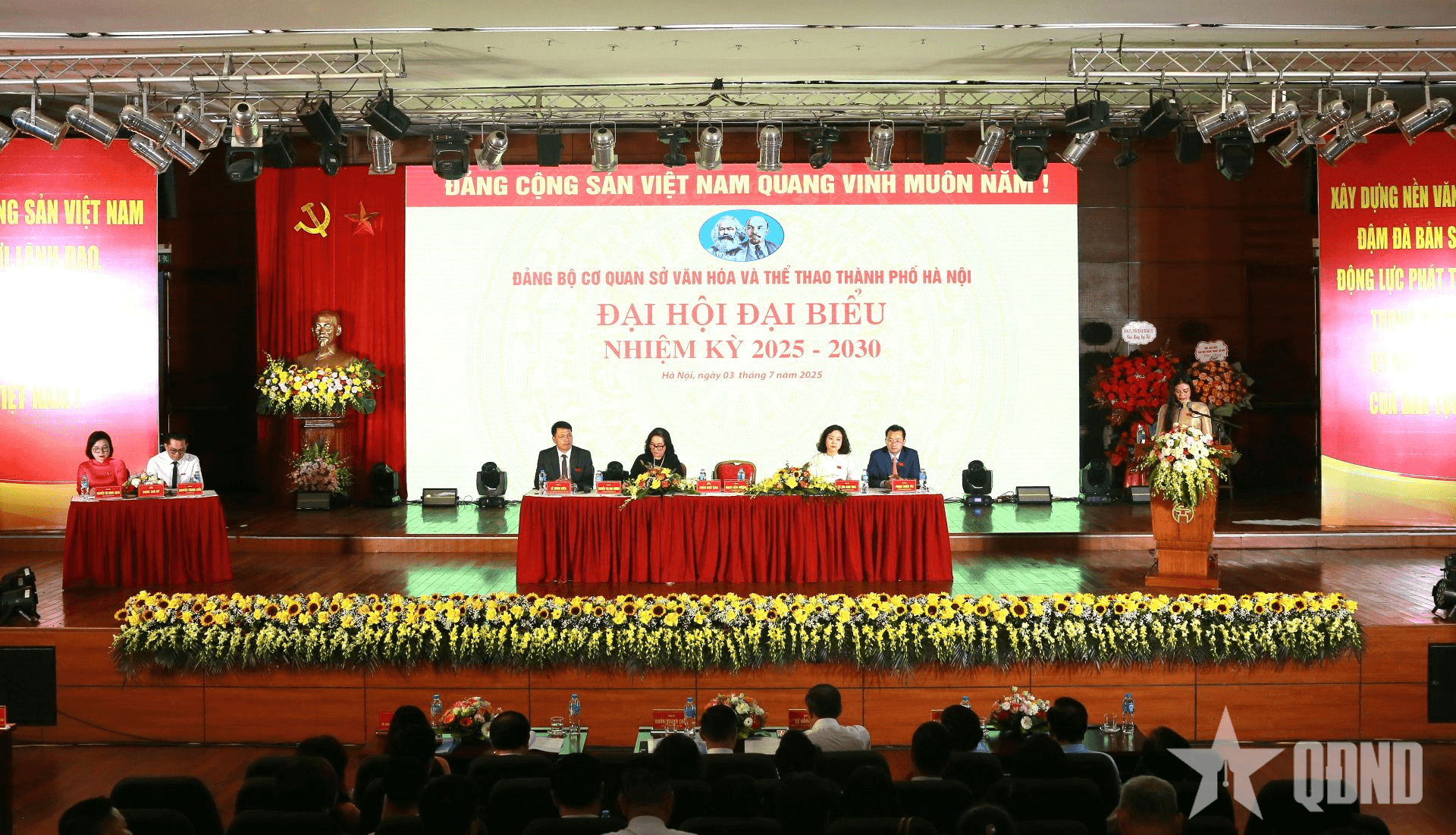 Khai mạc Đại hội Đảng bộ Sở Văn hóa và Thể thao Hà Nội