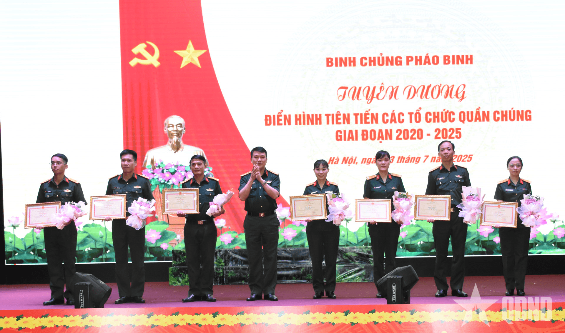 Binh chủng Pháo binh tuyên dương điển hình tiên tiến trong tổ chức quần chúng giai đoạn 2020-2025