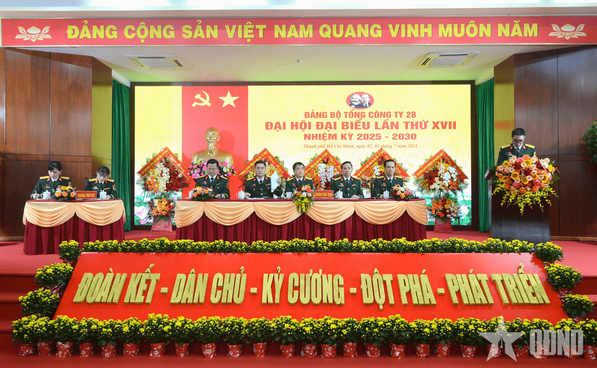 Đảng bộ Tổng công ty 28 khai mạc Đại hội đại biểu Đảng bộ nhiệm kỳ 2025-2030