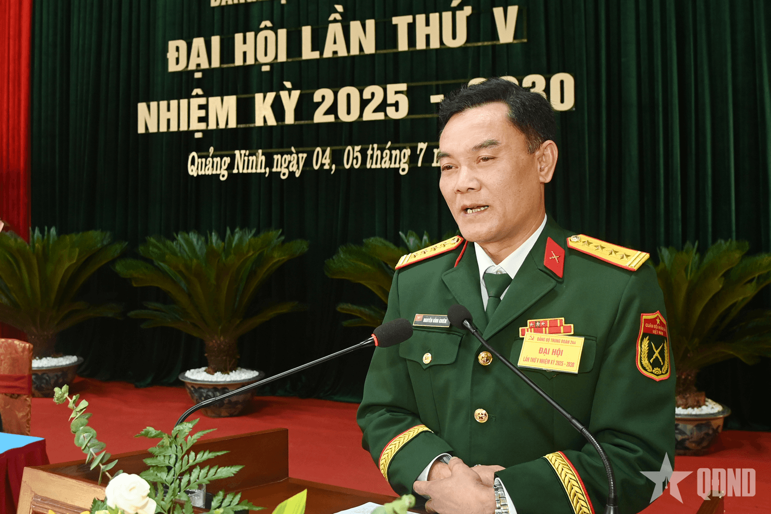 Đại hội Đảng bộ Trung đoàn 244 lần thứ V