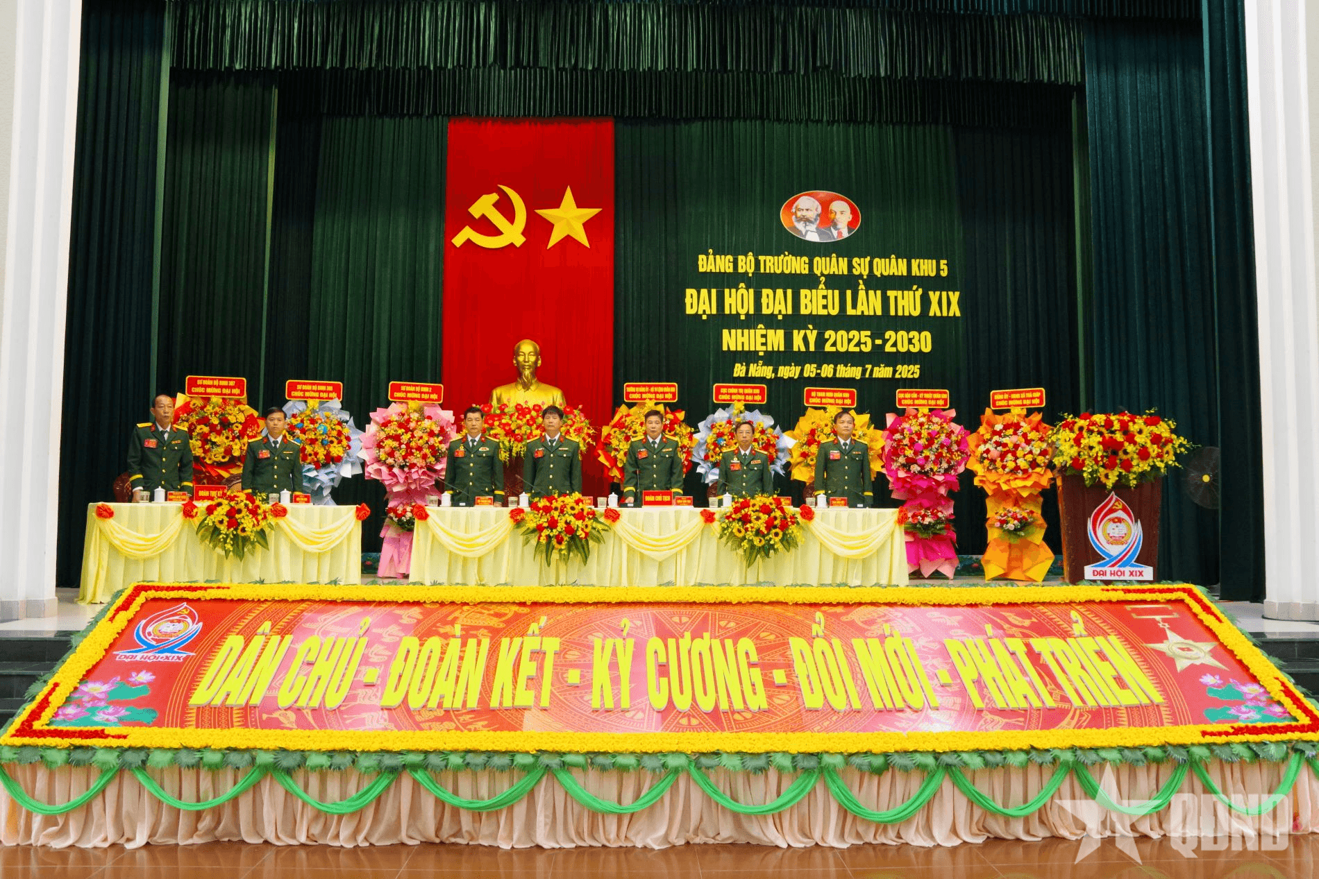 Đảng bộ Trường Quân sự Quân khu 5 tổ chức Đại hội đại biểu nhiệm kỳ 2025 - 2030