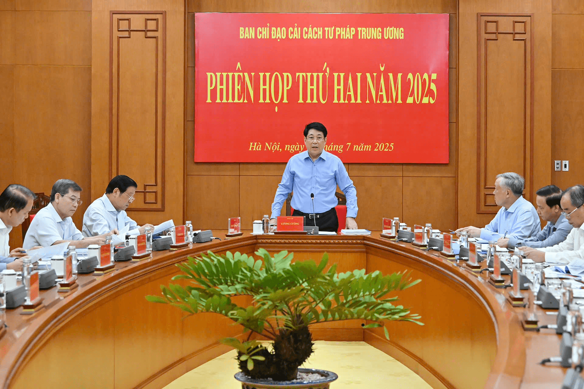 Chủ tịch nước Lương Cường chủ trì phiên họp thứ hai Ban Chỉ đạo Cải cách tư pháp Trung ương