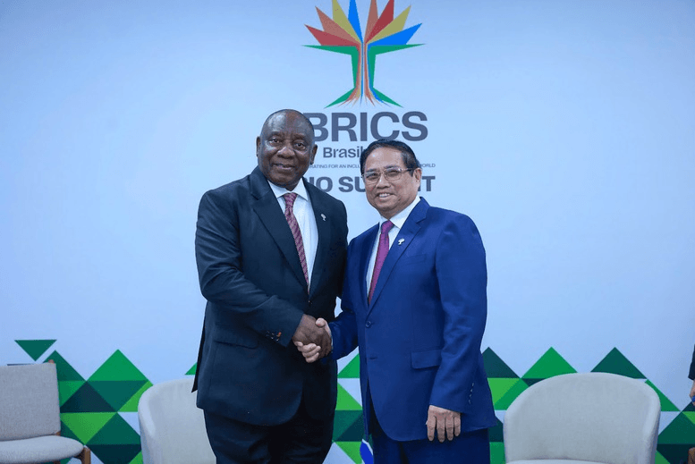 Thủ tướng Phạm Minh Chính hội kiến Tổng thống Nam Phi nhân Hội nghị BRICS