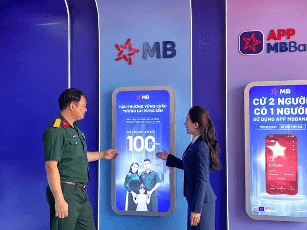 MB mở rộng hệ sinh thái tài chính số, ưu tiên gói hỗ trợ cho quân nhân và doanh nghiệp quốc phòng