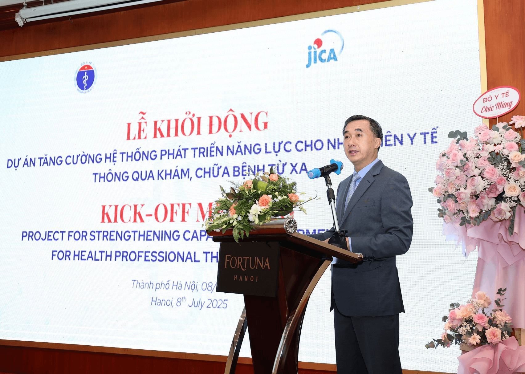 Bộ Y tế và JICA khởi động Dự án “Tăng cường Hệ thống phát triển năng lực cho nhân viên y tế thông qua khám, chữa bệnh từ xa”