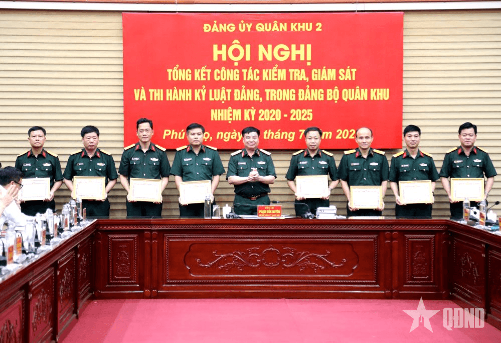 Đảng ủy Quân khu 2: Tổng kết công tác kiểm tra, giám sát và thi hành kỷ luật Đảng