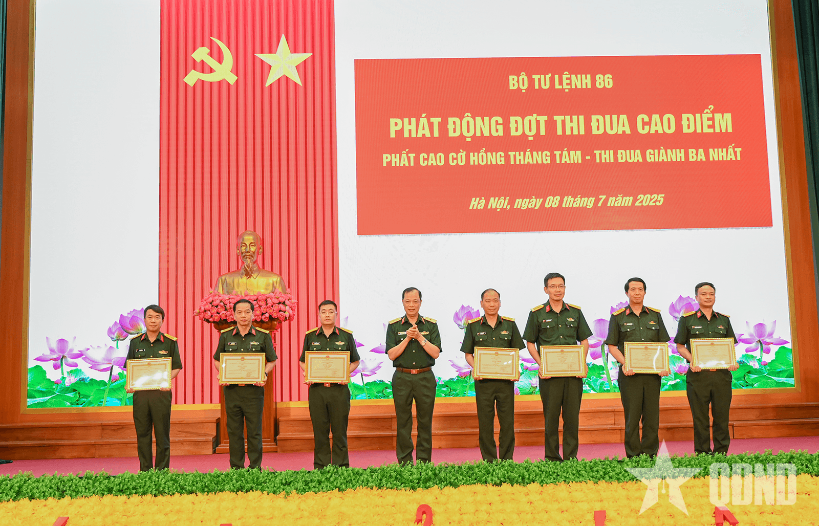Bộ tư lệnh 86 tổ chức hội nghị quân chính 6 tháng đầu năm 2025