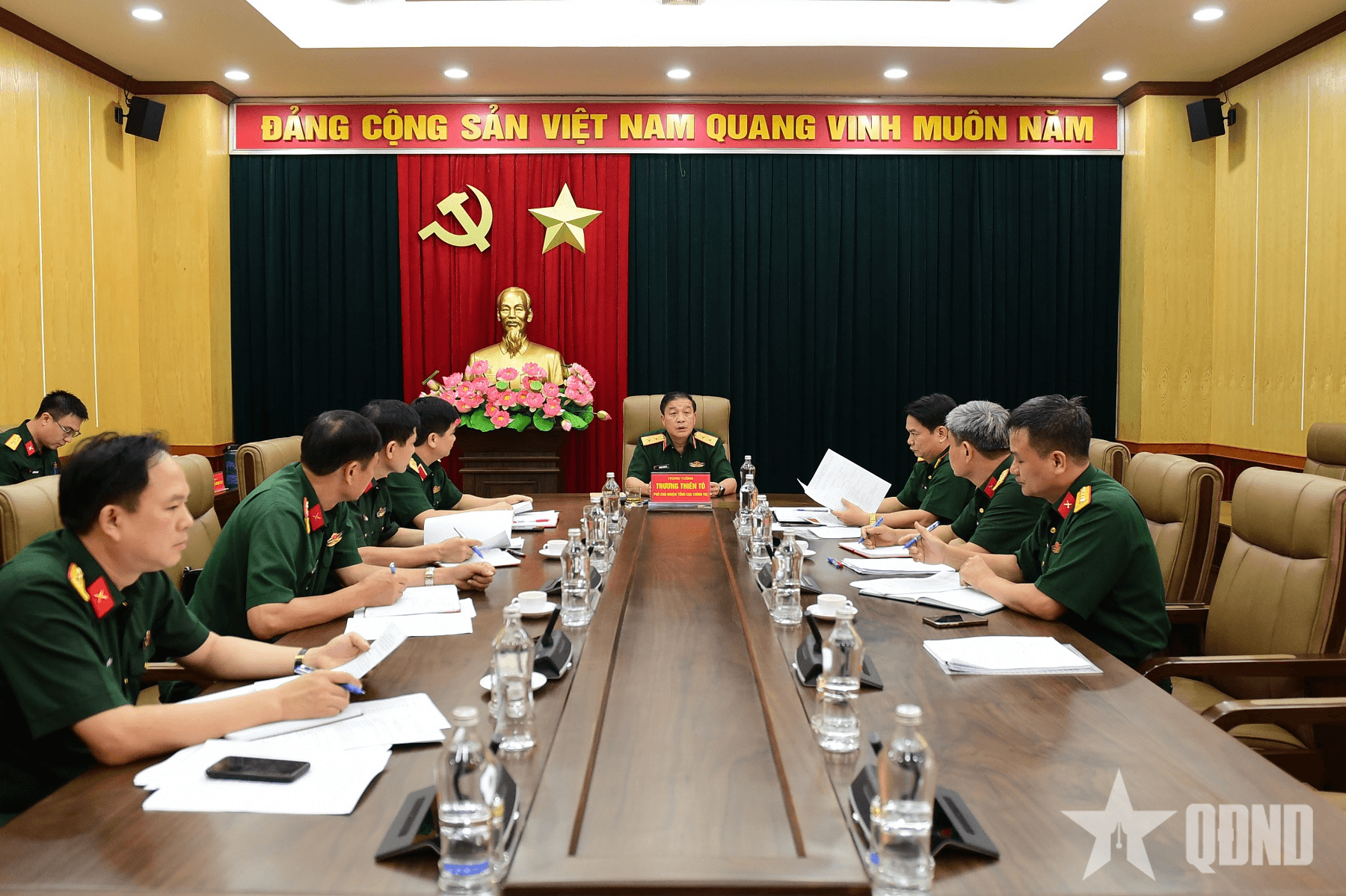 Trung tướng Trương Thiên Tô yêu cầu chuẩn bị chu đáo hội nghị tổng kết phong trào thi đua “Dân vận khéo” và tập huấn công tác tuyên truyền đặc biệt