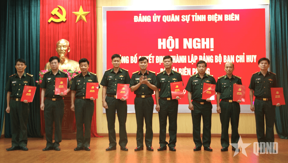 Điện Biên: Công bố quyết định thành lập Đảng bộ Ban Chỉ huy Bộ đội Biên phòng