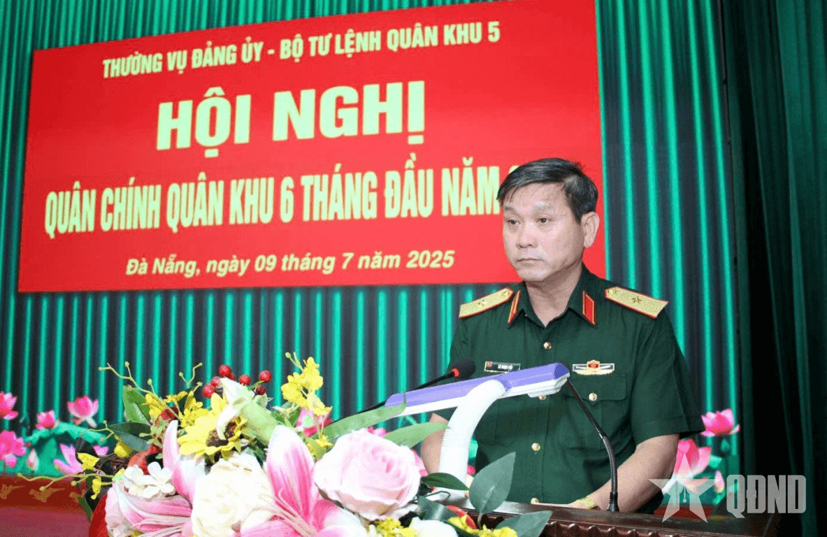 Quân khu 5 tổ chức Hội nghị Quân chính 6 tháng đầu năm 2025