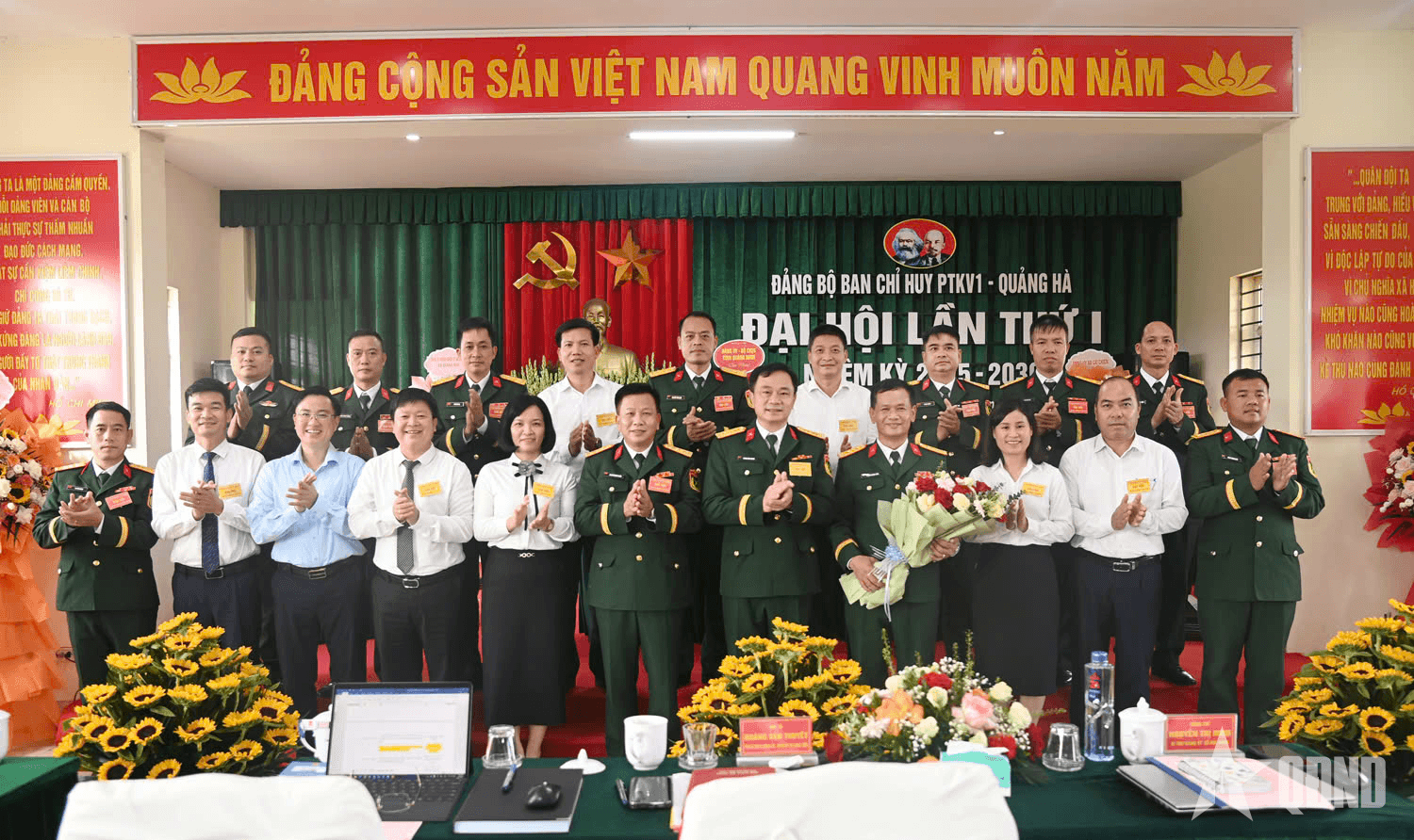 Đại hội Đảng bộ Ban Chỉ huy phòng thủ khu vực 1 - Quảng Hà lần thứ I, nhiệm kỳ 2025-2030