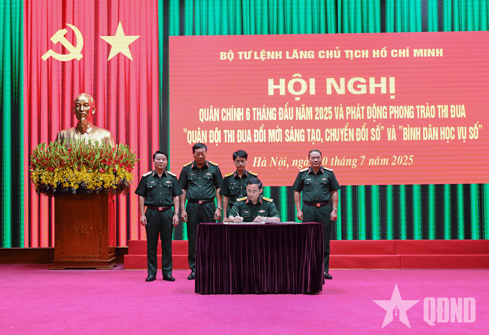 Bộ tư lệnh Lăng Chủ tịch Hồ Chí Minh hoàn thành toàn diện các mặt công tác 6 tháng đầu năm