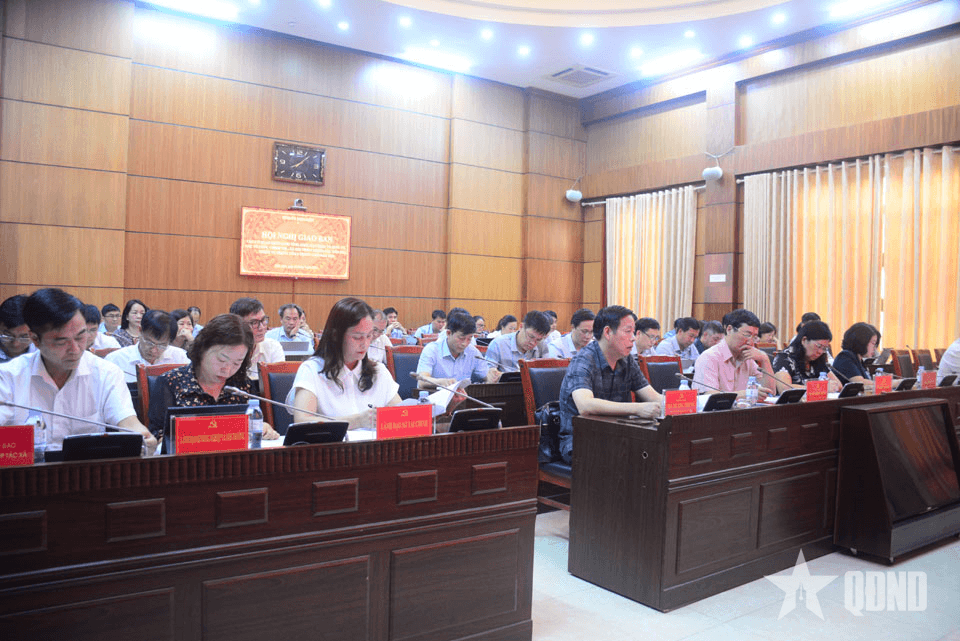 Điện Biên: Giao ban khối Đảng 6 tháng đầu năm 2025
