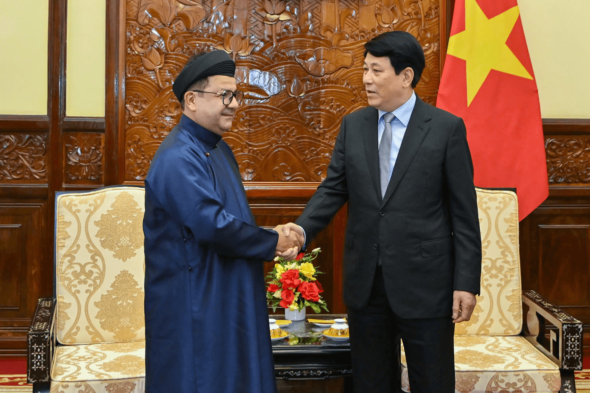 Chủ tịch nước Lương Cường tiếp Đại sứ Chile đến chào từ biệt