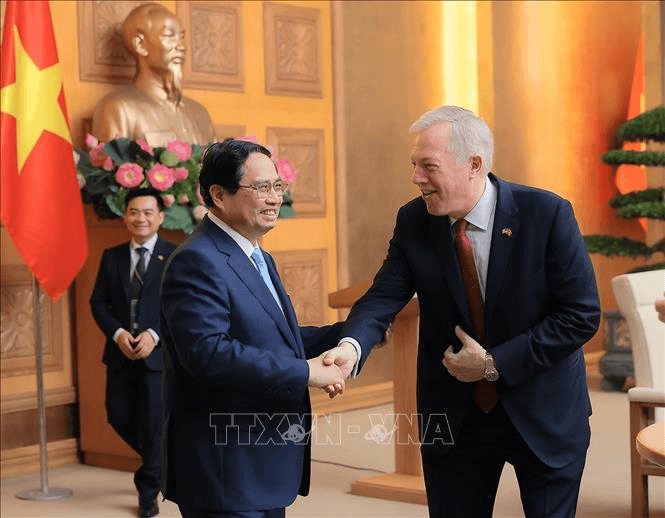 Thủ tướng Phạm Minh Chính làm việc với Hội đồng Kinh doanh Hoa Kỳ - ASEAN