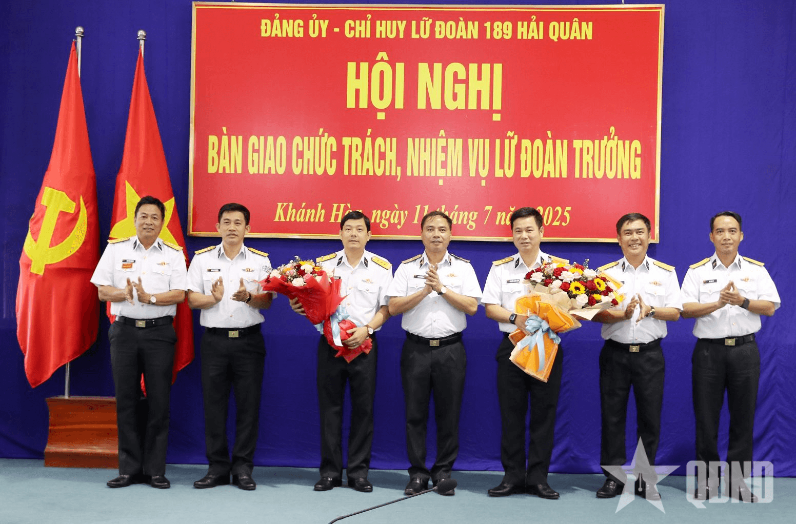 Bàn giao chức trách, nhiệm vụ Lữ đoàn trưởng Lữ đoàn Tàu ngầm 189 Hải quân