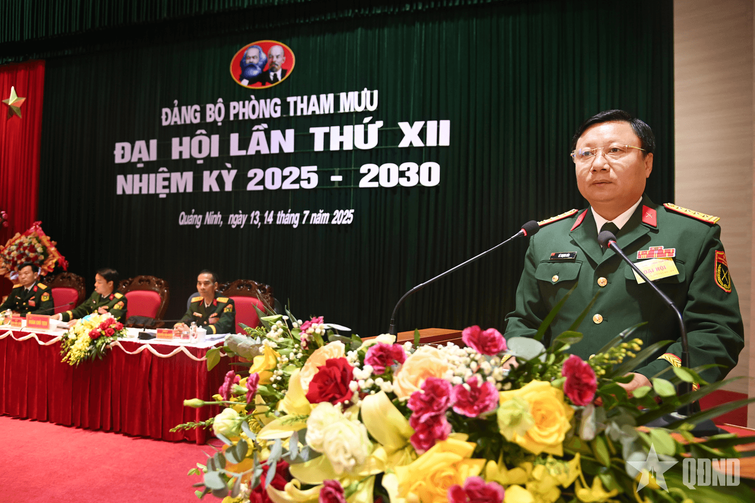 Đại hội Đảng bộ Phòng Tham mưu (Đảng bộ Quân sự tỉnh Quảng Ninh) lần thứ XII, nhiệm kỳ 2025-2030